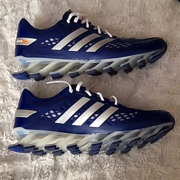 Adidas mens Springblade Navy Blue - Picture 4 of 11
